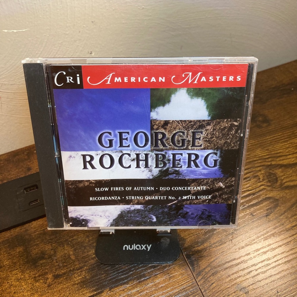 George Rochberg American Masters Vol 2 CD CRI 769 Classical Slow Fires of Autumn